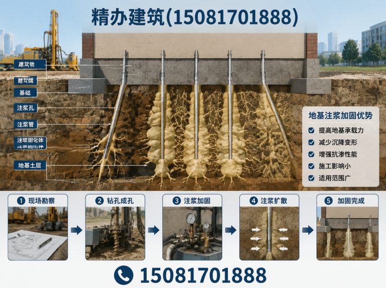 河北邯郸注浆施工展示图